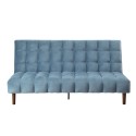 ACME Yolandi Adjustable Sofa in Teal Velvet & Dark Walnut Finish 57202 