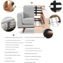 BAYLEE SOFA - MIDNIGHT BLUE